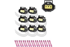 GROBARPART 8 Pcs Ignition Coil Connector Plug Pigtail Wiring Harness Compatible with Dodge Charger, Challenger, Durango, Ram 1500 2500 3500, Magnum, Dakota, Chrysler 300, Aspen (2000-2020)