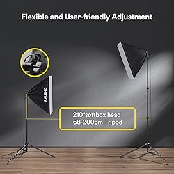 RALENO Softbox Lighting Kit, 20X28-Inch Softbox