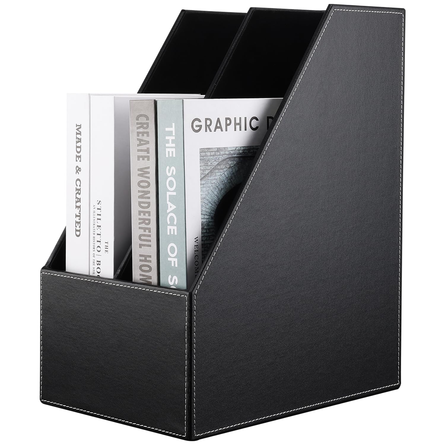 LiLan Desk Magazine Rack Holder Office File Document Storage Organiser