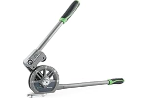 WISSCOOL 5/8” Tube Bender Tubing Pipe Bender with Roller 0-180°HVAC Copper Tool for Copper Aluminum Iron Stainless Pipes Air Condition Refrigeration Repair