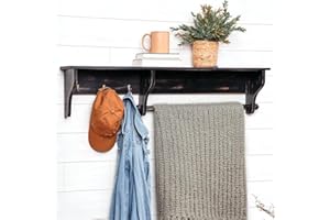 The Lakeside Collection Quilt Rack with Hooks