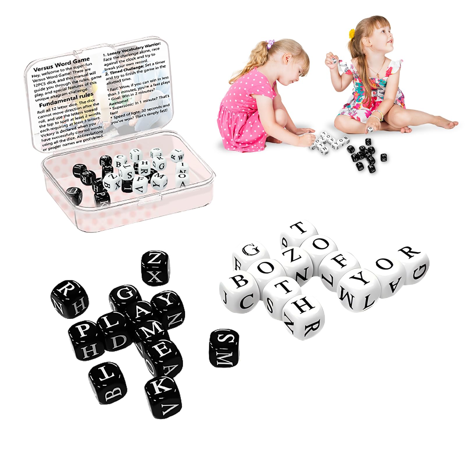 Dice Game Set Crossword Solitaire Word Games Fun