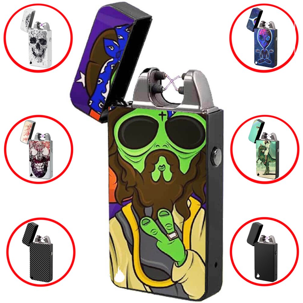 Mechero Electrico USB Encendedore Electrico de Doble Arco The Flame X Encendedores