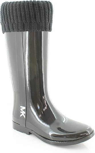 michael kors black rubber boots
