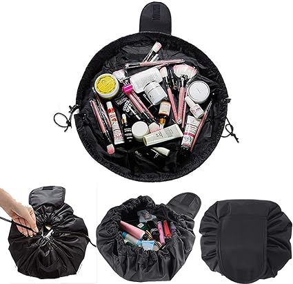 Drawstring makeup organizer and travel bag Clearance