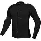 JAIDEZ Motorcycle Armored Shirt for Men & Women Breathable Mesh Protective Riding Gear with CE Protection & Removable Padding