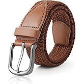 AWAYTR Boys Elastic Braided Belt - Pin Buckle Stretch Golf Baseball Belt for Boys and Girls Aged 4-12 Years