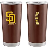 Logo Brands 524-S20T-1: San Diego Padres 20oz Gameday Stainless Tumbler