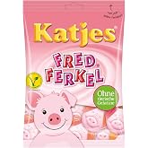 Katjes Fred Ferkel Vegetarian Soft Gummi Candy Original from Germany 200g = 7.05oz