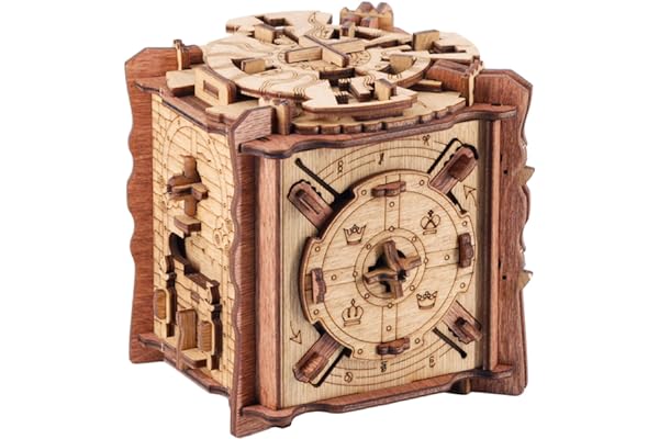 iDventure Cluebox - The Trial of Camelot - Escape Room Game - Puzzle Box - 3D Wooden Puzzle - sequential Puzzle - 3D Puzzles