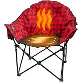 Kuma Outdoor Gear Lazy Bear Heated Chair 1, Red Plaid