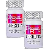 Cardiovascular Research Ferritin (bioavailable Iron), 60 Count (Pack of 2)