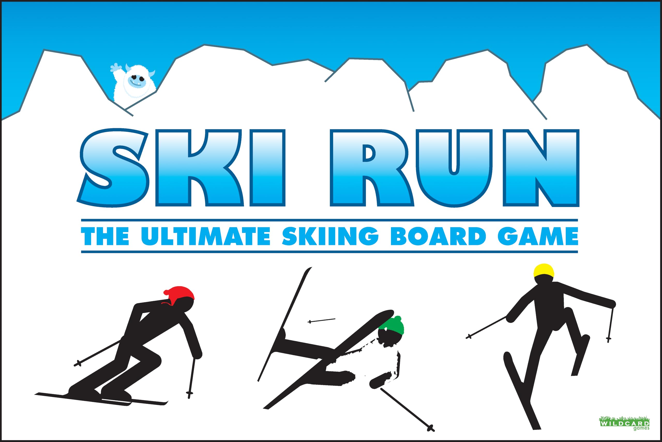 Wild Card Games SKI RUN - The Ultimate Skiing Family Board Game for kids, teenagers and adults - Top Apres Ski fun gift