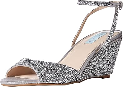 blue by betsey johnson elora evening sandals