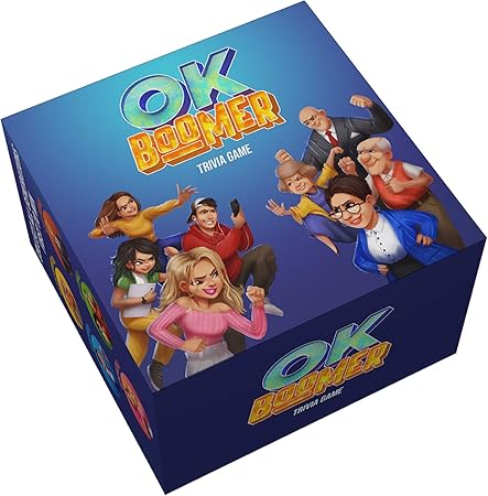 Amazon Ok Boomer トリビアカードゲーム 家族ゲームナイトに最適な卓上ゲーム 対象年齢12歳以上 ボードゲーム おもちゃ