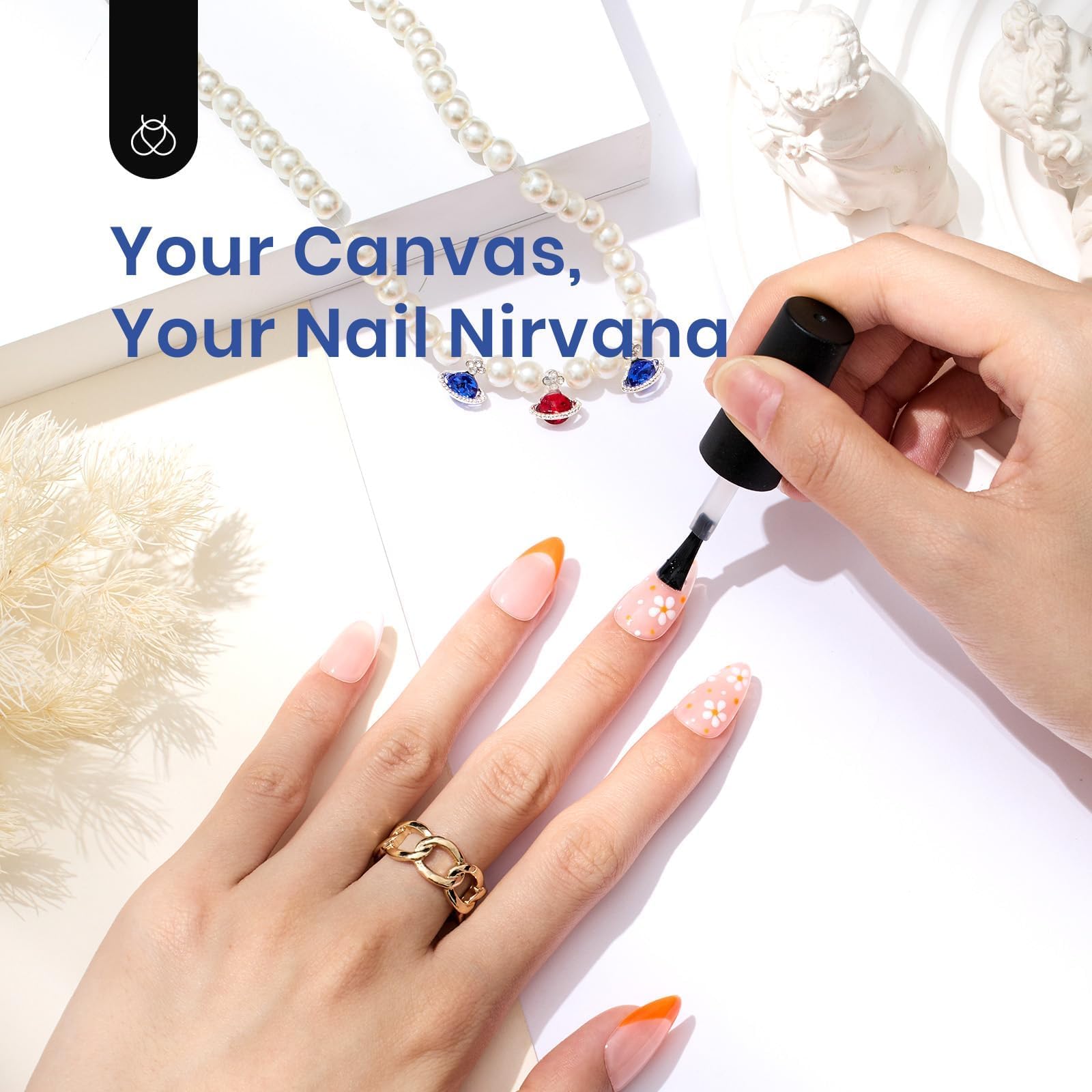 Beetles Gel Nail Kit Almond: 504Pcs Beetles Gel Nail Kit Easy Nail Extension Set Etch X Nail Tips Short Medium Almond Half Matte Nail Tips 5 in 1 Nail Glue Uv Led Nail Gift for Women & Girls - Image 3