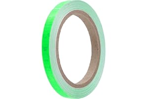 Motoforti Universal Reflective Tape Automobiles Motorcycles High Brightness Reflective Sheet, 1cmx8m, Durable, Weather Resist