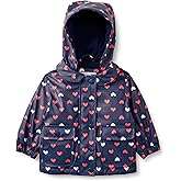 Amazon Essentials x Sofia Grainge Toddler and Baby Girls' Water-Repellent Rain Jacket