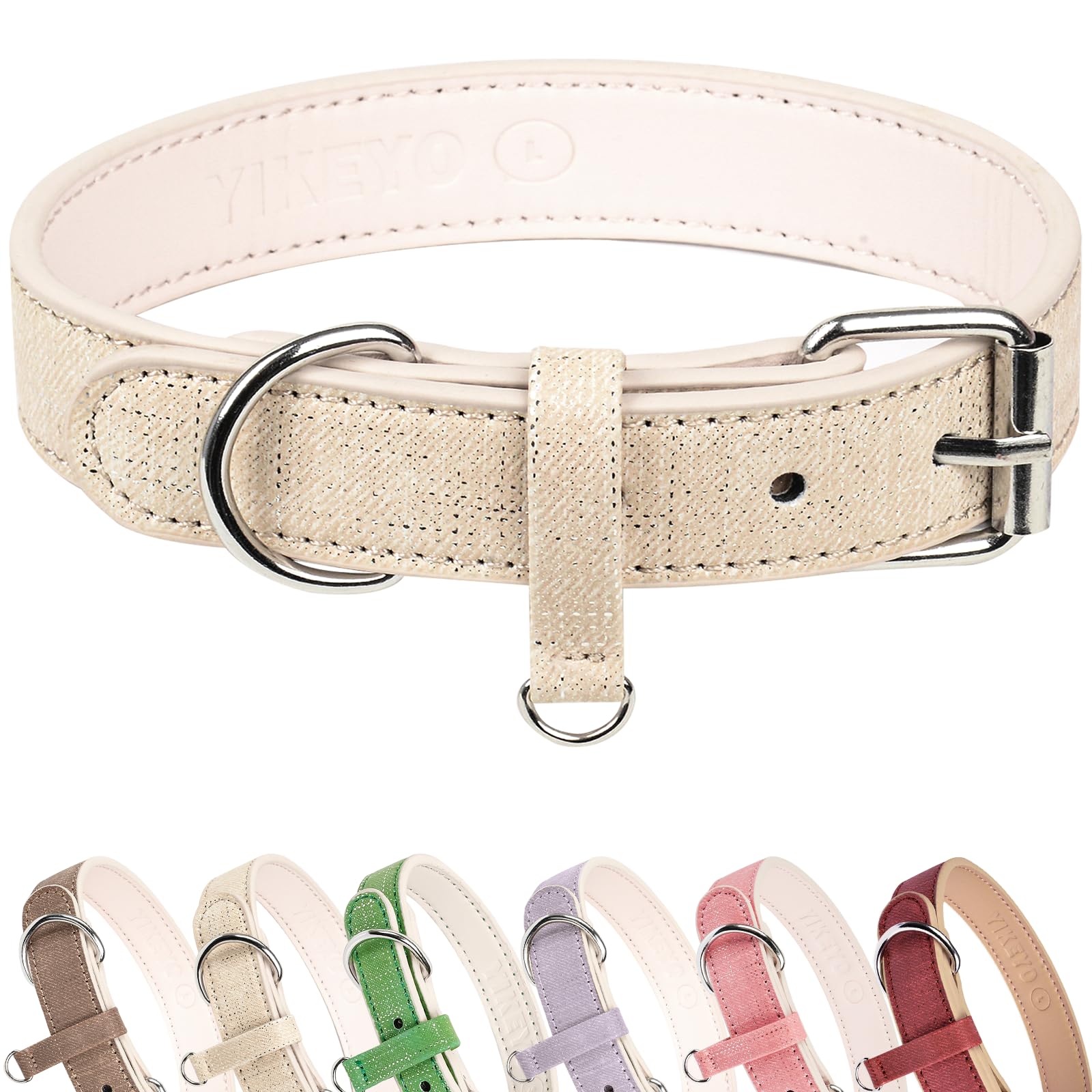 Photo 1 of Small Dog Collar Girl Boy, Dog Collar for Small Medium Large Dogs, Puppy Collars Chihuahua Collar Adjustable Pet Cat Collar Pink Collar para Perros (Medium)