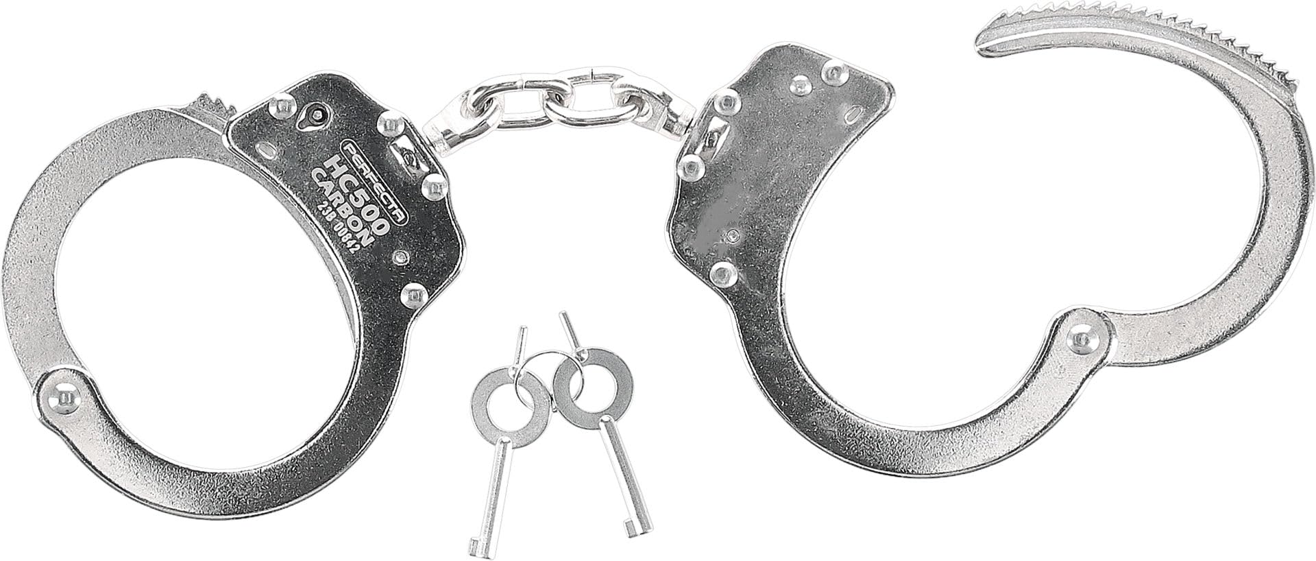 Perfecta 2.1709 Handcuff HC 500 Carbon Steel Nickel-Plated Profi Line