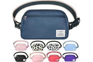 DMLuna Small Crossbody Bags for Women Trendy, Lightweight Fanny Pack for Women & Men, Mini Belt Bag, Waist Bag with Adjustabl