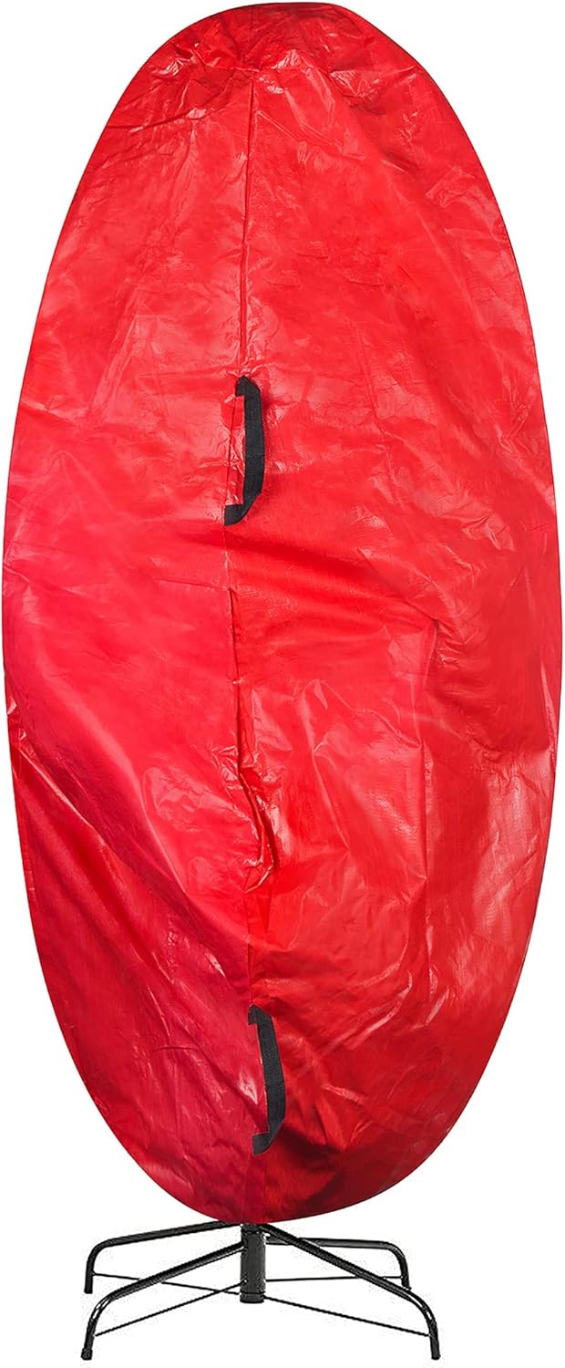 Holiday Décor Storage - Elf Stor Premium Christmas Tree Cover Holiday Red Large Size for For 7.5 Ft Tree