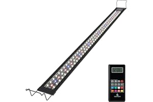 WATER REBIRTH Aquarium Lights Fish Tank Light (Remote Controller Version, 36-42'')