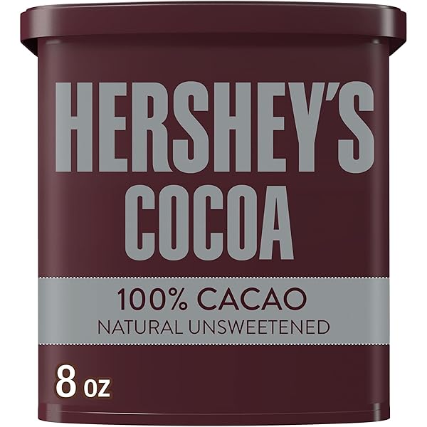 HERSHEY’S NATURAL UNSWEETENED COCOA POWDER CAN, 8 OZ