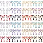 BEAMARKER 48Pcs Cute Bow Charms 12 Colors Enamel Bow Tie Alloy Bulk Pendants Bowknot Dangle Pendant Charms for Women Jewelry Making Keychains Necklaces Bracelets DIY Crafts Supplies