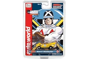 AW AUTO WORLD Auto World Thunderjet Speed Racer - Shooting Star Racer X (Race Worn) HO Scale Slot Car