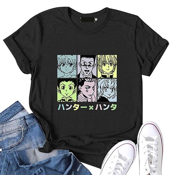 Buy Aoliandatong Hunter X Hunter Graphic T Shirt Hxh Gon Killua Hisoka Anime Top Tee S Manga Black At Amazon In Buy Aoliandatong Hunter X Hunter Graphic T Shirt Hxh Gon Killua Hisoka Anime Top Tee S Manga Black At Amazon In