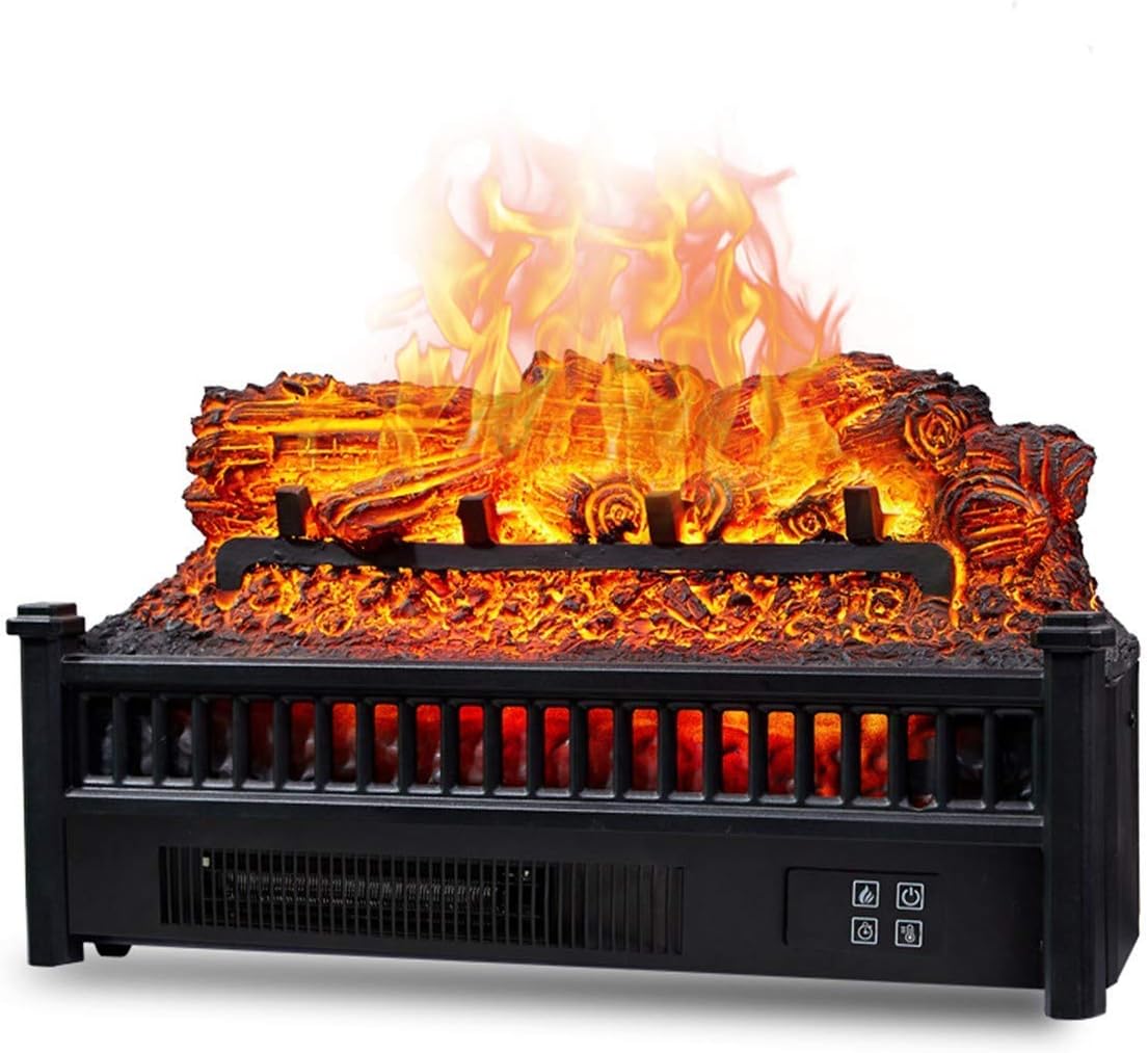 pie eléctrica del Fuego con Borde de Luces con Repisa de Chimenea