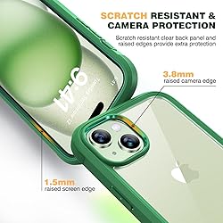 Diaclara Designed for iPhone 15 Case, Full Body