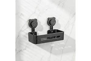 1Pcs Adhesive Shower Caddy, Rustproof Stainless Steel Bath Organizers With Large Capacity, No Drilling Shelves for Bathroom S