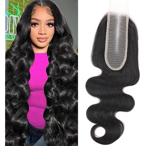 Amazon.com : 2x6 Human Hair HD Transparent Lace Closure Body Wave