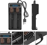 REACELL Universal Fast Dual Charger 18650 Li-ion 3.7V USB Cable Included view 6