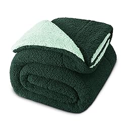 Exclusivo Mezcla Reversible Queen Size Sherpa