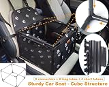 GoBuyer Waterproof Pet Car Seat Booster Carrier Box Medium 50x40cm Black view 4