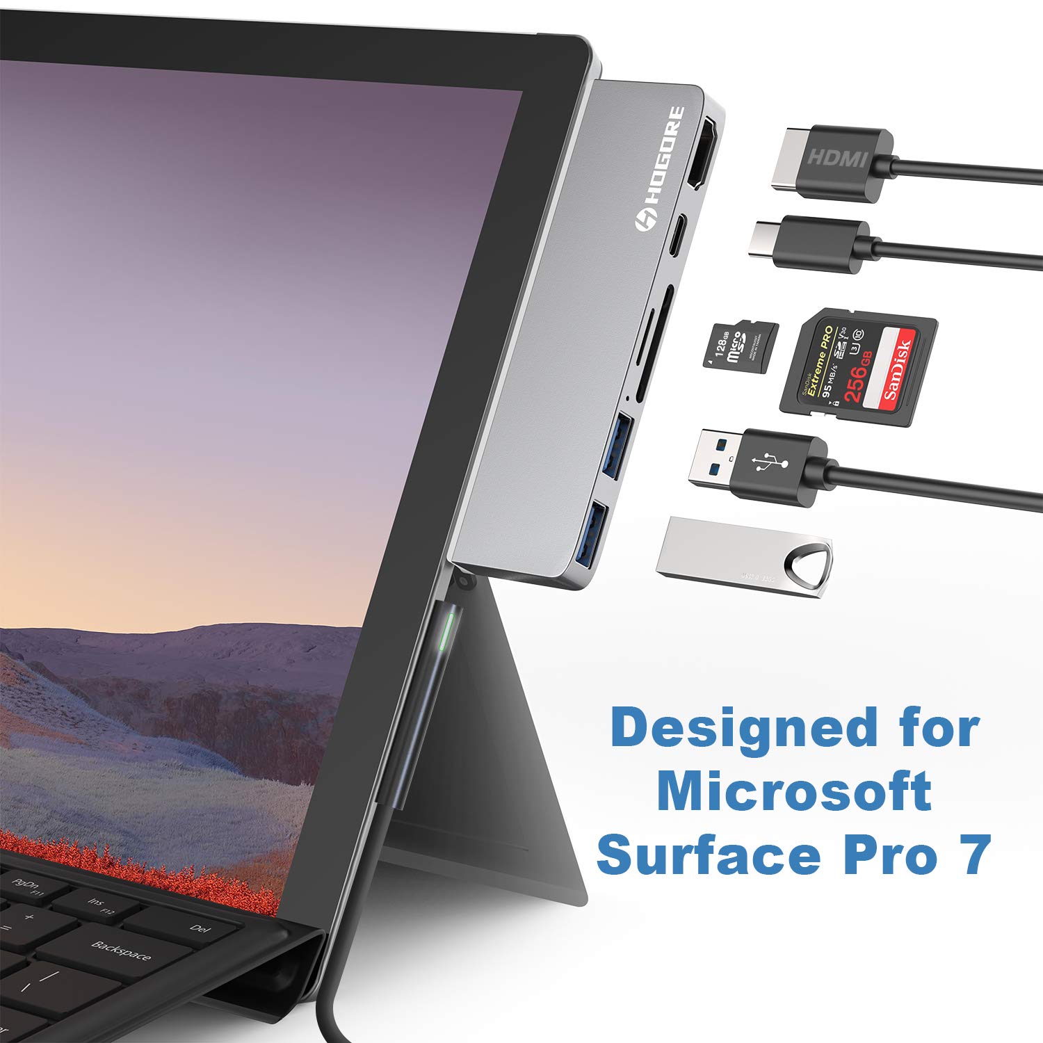 Surface Pro 7 Adapter, HOGORE 6in2 Surface Pro Amazon.in Electronics