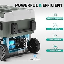 Alpicool Portable Refrigerator for Car, 12 Volt