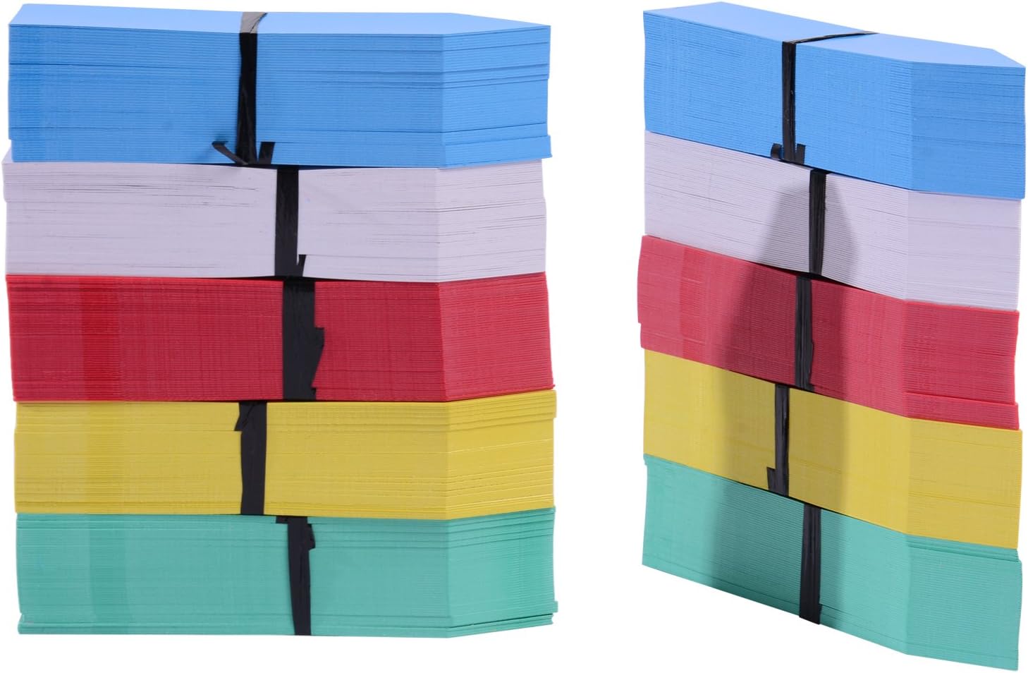 ColorYourLife 4x0.8 Inch Plastic Plant Garden Labels Tags Pot Plant Marker Gardening Stakes Seed Tags (500)