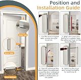 Jiayi Magnetic Door Catch 2 Pack Heavy Duty 40KG Stainless Steel Cabinet Latch view 4