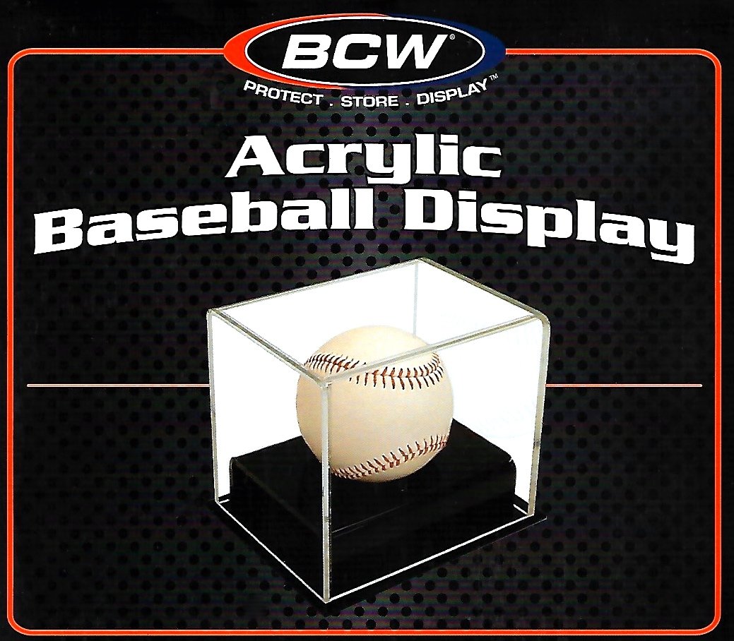 BCW 1-AD12 Acrylic Baseball Display: Industrial & Scientific