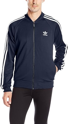 adidas solid men's track top