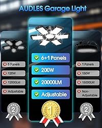 8 Pack LED Garage Light, 200W 20000LM 6500K LED