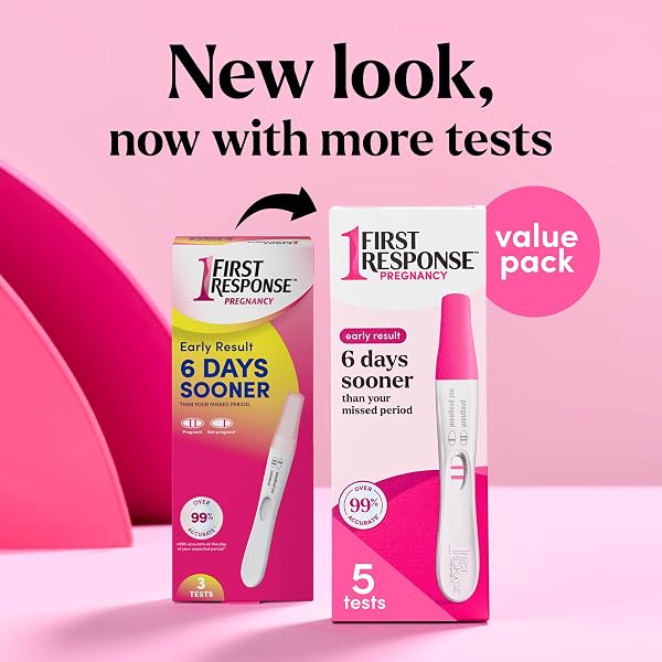 FIRST RESPONSE EARLY RESULT PREGNANCY TEST, 5 COUNT PACK OF 1