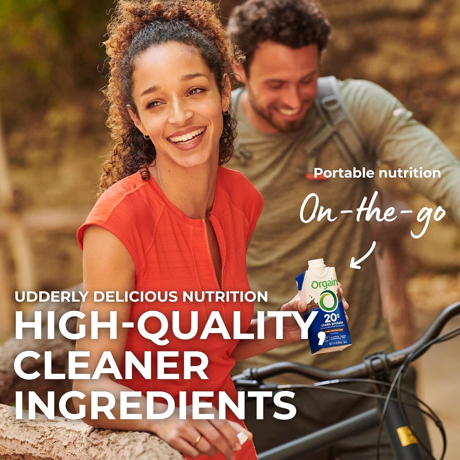 Orgain Clean Protein Shake, Grass Fed Dairy, Creamy Chocolate Fudge