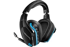 Logitech G935 Wireless Gaming RGB Headset, 7.1 Surround Sound, DTS Headphone:X 2.0, 50 mm PRO-G Drivers, 2.4 GHz Wireless, Fl