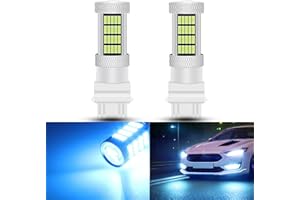 GLOFE High Power 92smd LED Bulbs 8000K Ice Blue 3157 3156 4157 4057 Brake Center High Stop DRL Tail Stop Daytime Running Light LED Bulb Lamp Replacement for Cars,Trucks, SUVs, Vans