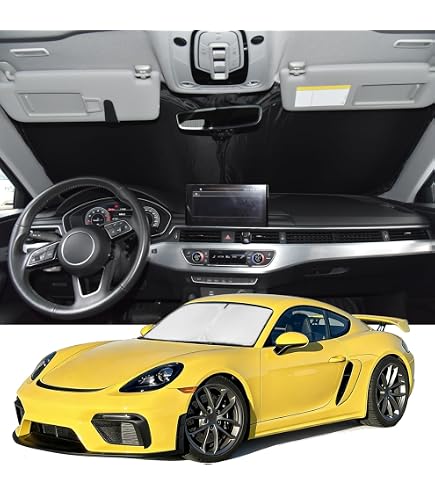 Amazon.com: Pigenius Windshield Sun Shade for Porsche 718 Boxster